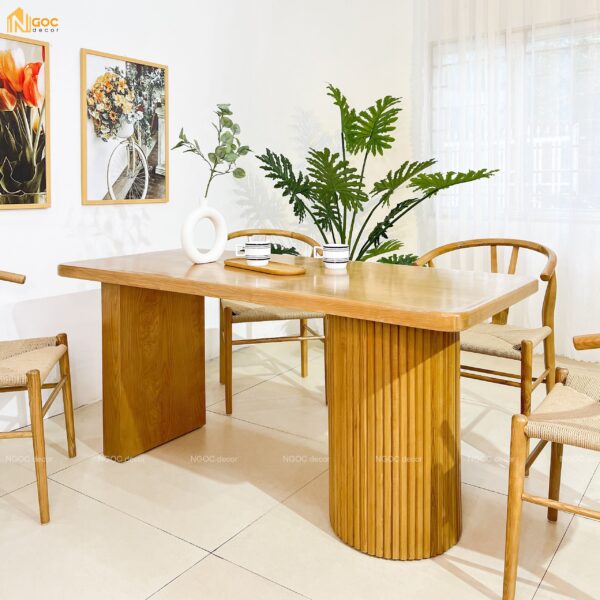 BỘ BÀN ĂN COLUMN CHÂN TRỤ ĐƠN - Hình ảnh 8
