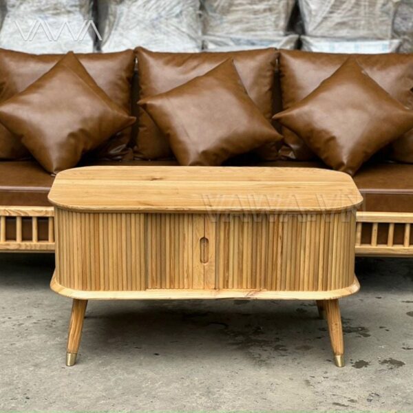 Bàn trà sofa nan gỗ Watabi