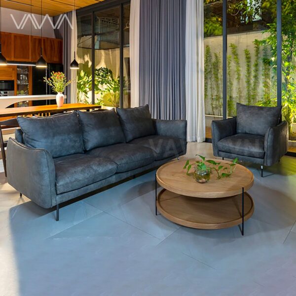 Bàn trà sofa gỗ 2 tầng Humla - Humla tea table