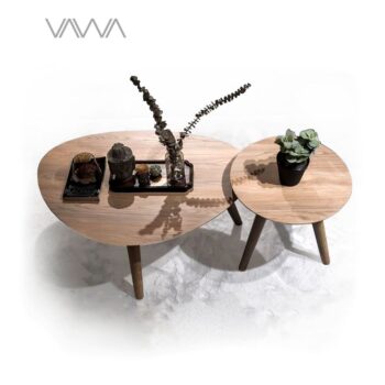 Cặp bàn trà Tavolino - Bàn trà sofa gỗ hiện đại Bắc Âu