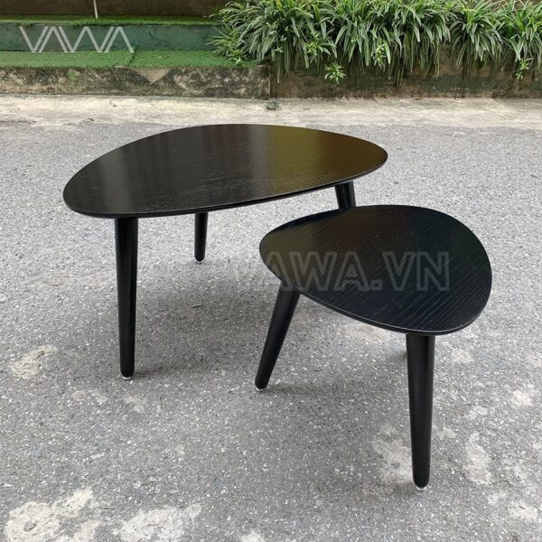 Cặp bàn trà Tavolino - Bàn trà sofa gỗ hiện đại Bắc Âu