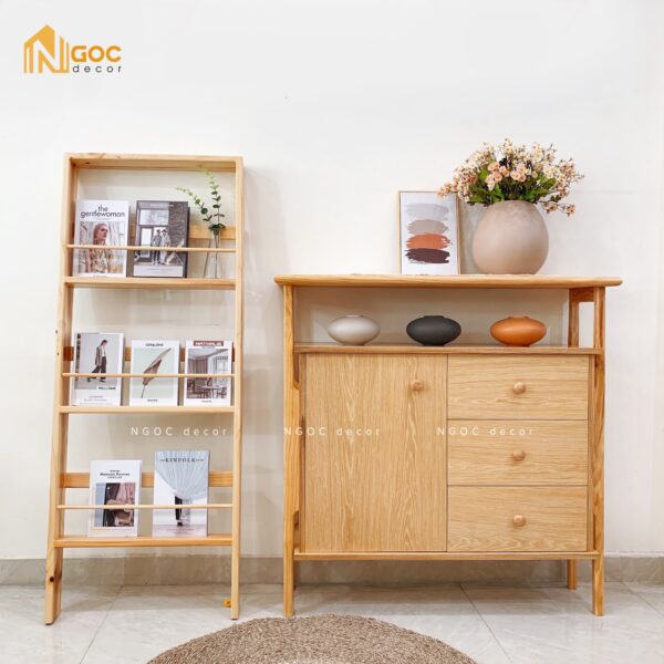 TỦ TRANG TRÍ CÓ HỌC TRỐNG Ở TRÊN - Hình ảnh 5