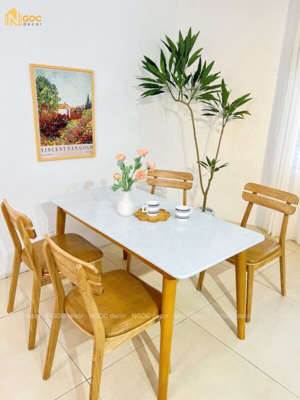 BỘ BÀN ĂN MẶT ĐÁ SPMD04 - Hình ảnh 4