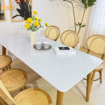 BỘ BÀN ĂN MẶT ĐÁ SPMD06