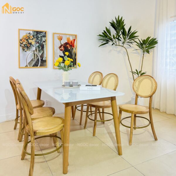 BỘ BÀN ĂN MẶT ĐÁ SPMD06 - Hình ảnh 4