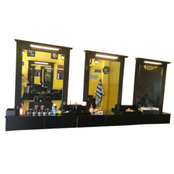Bộ gương kệ cắt tóc nam Barber HI-434