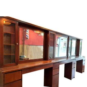 Bộ tủ kệ gương cắt tóc Barber HI-552