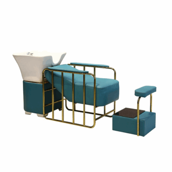 Giường gội gỗ bọc da Barber HIGD - 4700