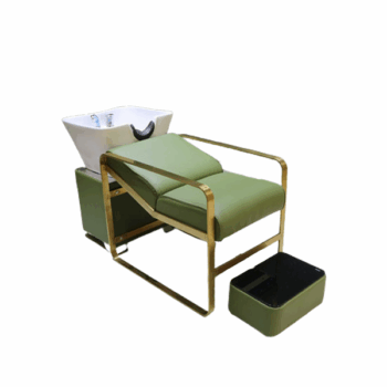 Giường gội gỗ bọc da Barber HIGD - 4800