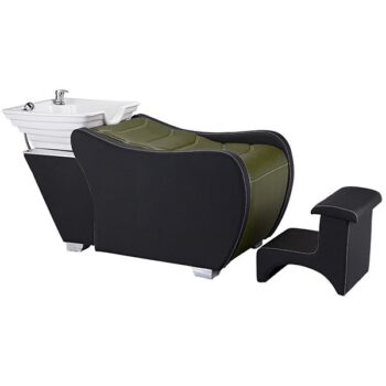 Giường gội gỗ bọc da Barber HIGD - 5600