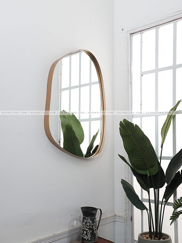 Gương hình hạt đậu – cho phòng tắm, bàn phấn