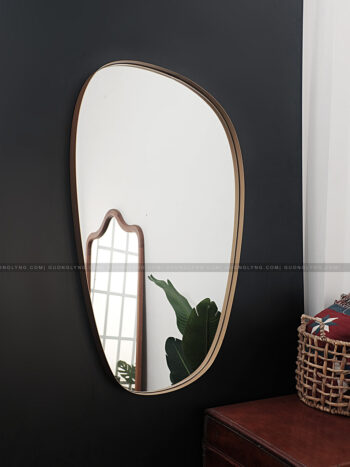 Gương hình thang dài – cho phòng tắm, bàn phấn