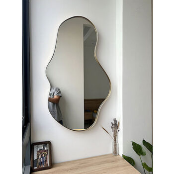 Gương hình tự do-khung sắt