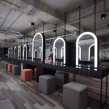 Gương Makeup – hình Vòm