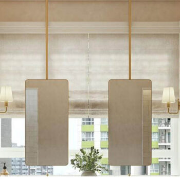 Gương khung inox-thả trần