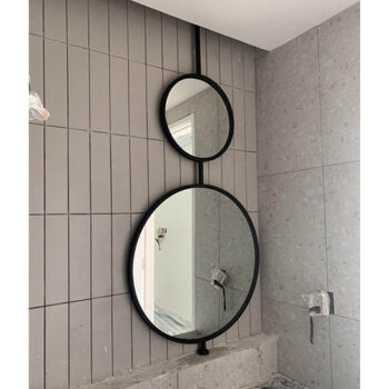 Gương khung sắt – 2 hình tròn