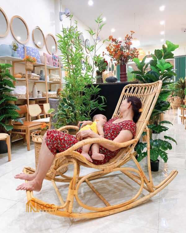 GHẾ MÂY BẬP BÊNH - Hình ảnh 5
