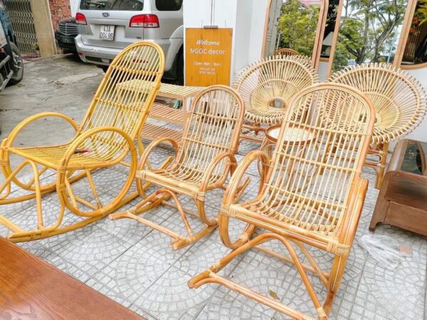 GHẾ MÂY BẬP BÊNH - Hình ảnh 6