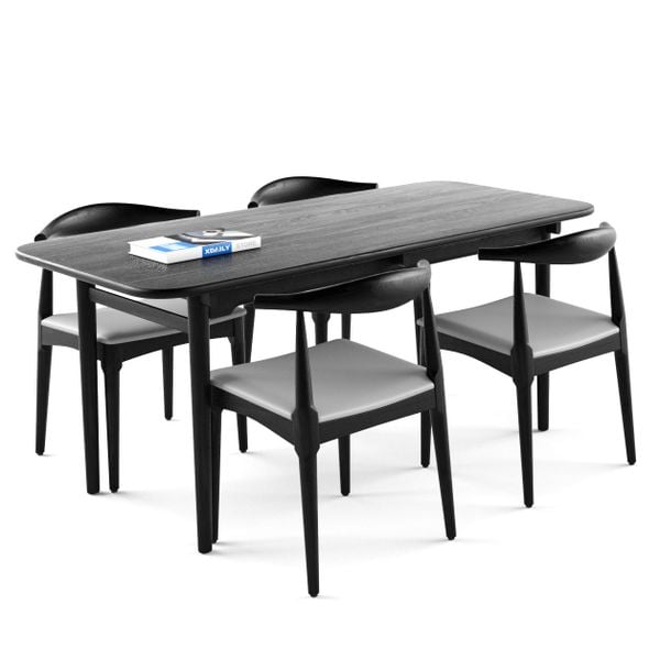 Bộ bàn ghế ăn 4 chỗ = Elbow - Shiki D đẹp giá rẻ