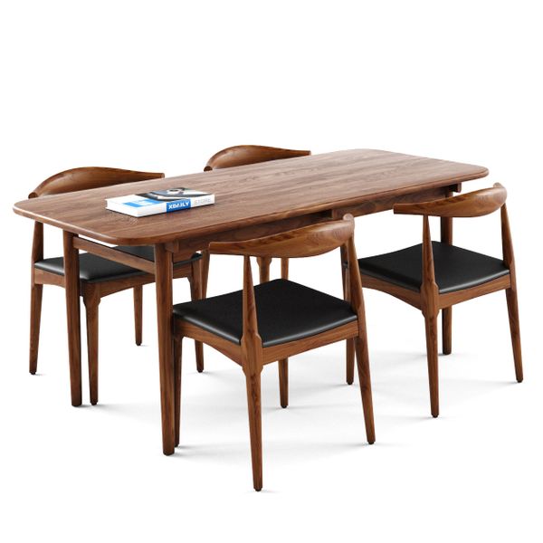 Bộ bàn ghế ăn 4 chỗ - Elbow - Shiki N đẹp giá rẻ