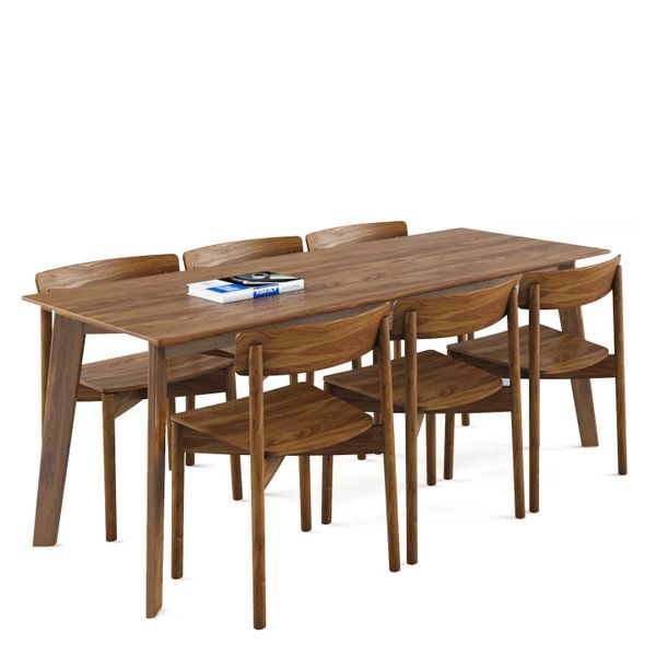 Bộ bàn ghế ăn 6 chỗ - Cross - Howard - N đẹp giá rẻ