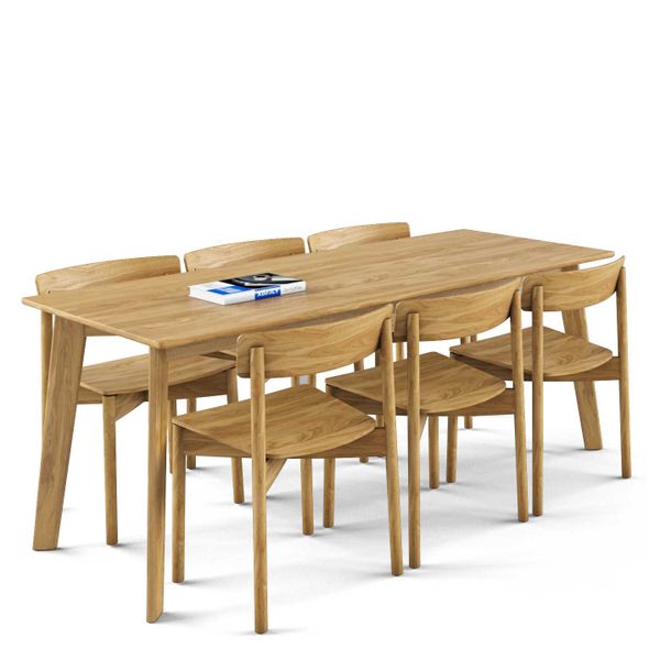 Bộ bàn ghế ăn 6 chỗ - Cross - Howard - TN đẹp giá rẻ