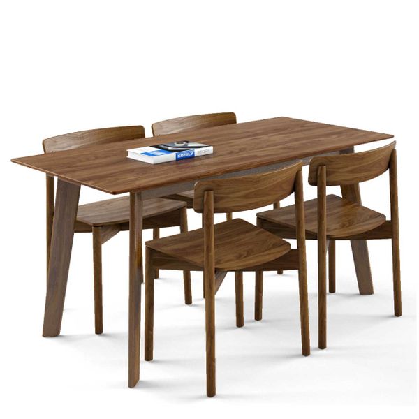 Bộ bàn ghế ăn 4 chỗ - Cross - Howard - N đẹp giá rẻ