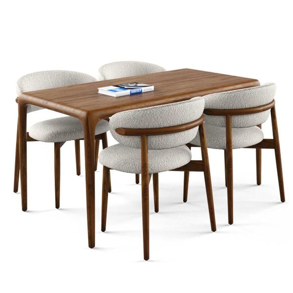 Bộ bàn ghế ăn 4 chỗ - OLENDO - NEVA D đẹp giá rẻ