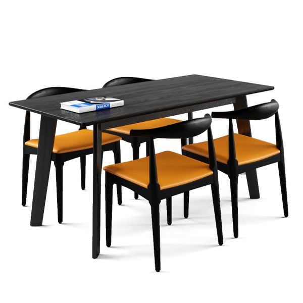 Bộ bàn ghế ăn 4 chỗ - Elbow - Howard D đẹp giá rẻ