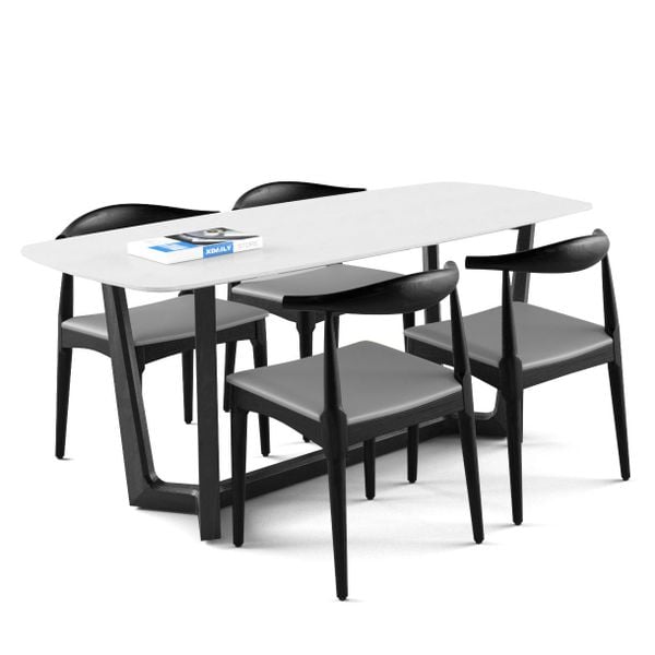 Bộ bàn ghế ăn 4 chỗ Elbow - Concord D đẹp giá rẻ