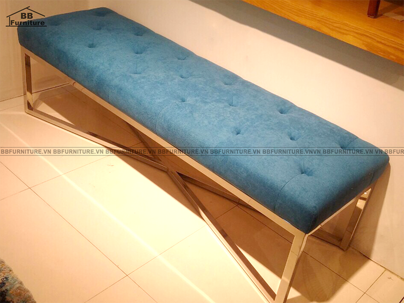 Ghế Băng Dài Inox 304 Chống Rỉ Bọc Nệm Cao Cấp | Hùng GO - Ảnh 8