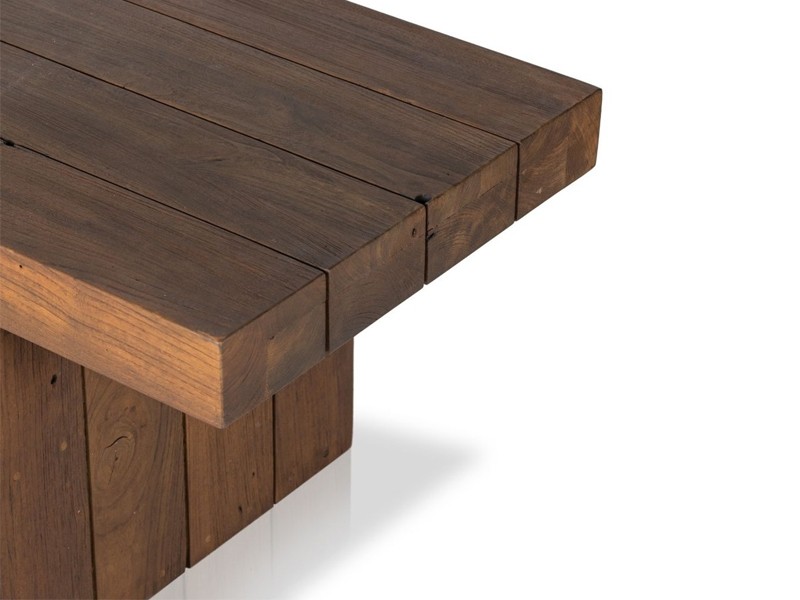 Ghế dài gỗ sồi nguyên khối chất lượng bền bỉ | Hùng GO - Ảnh 3