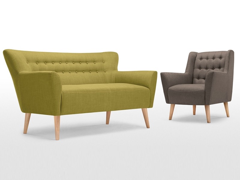 Sofa cho phòng khách chung cư 2 chỗ ngồi | Hùng GO