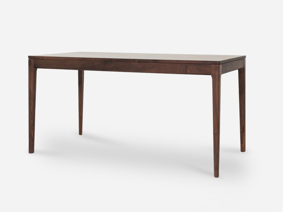 Bàn ăn gỗ sồi hiện đại đa màu sắc, kích thước có thể thay đổi.