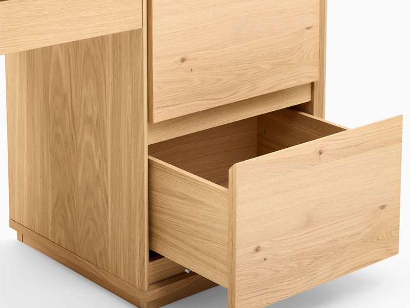 Bàn làm việc tối giản minimalist gỗ công nghiệp có ngăn kéo. - Ảnh 3