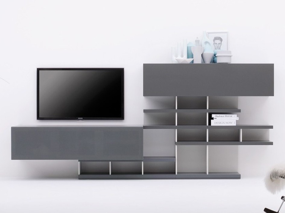 HỆ TỦ TIVI - HTV01 - Hệ tủ tivi - Phòng khách