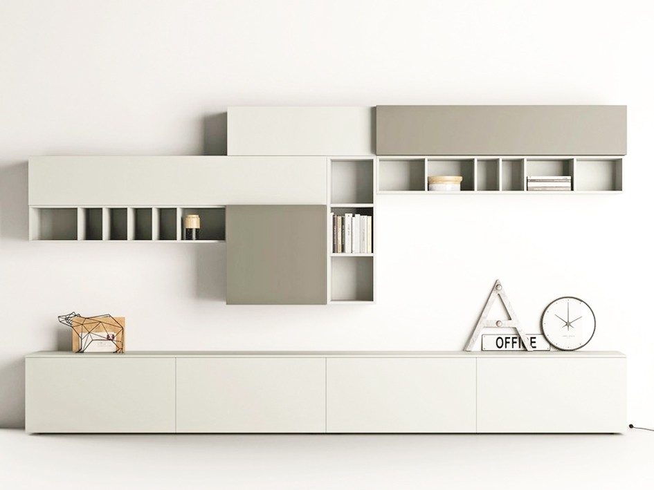 HỆ TỦ TIVI - HTV04 - Hệ tủ tivi - Phòng khách