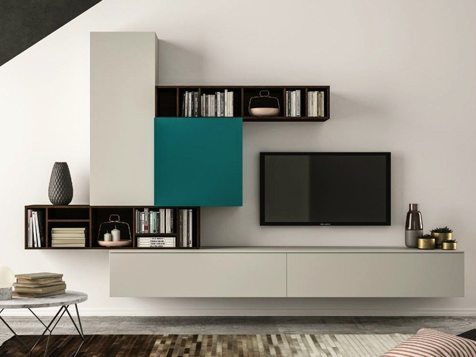 HỆ TỦ TIVI - HTV11 - Hệ tủ tivi - Phòng khách