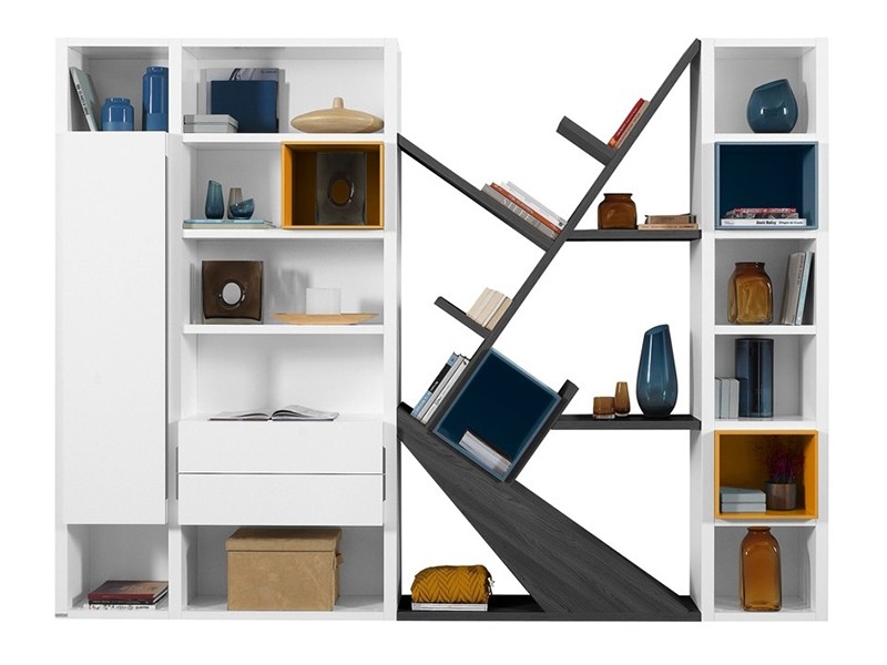 KỆ SÁCH KS09 - Kệ Sách - Giá Sách - Phòng khách