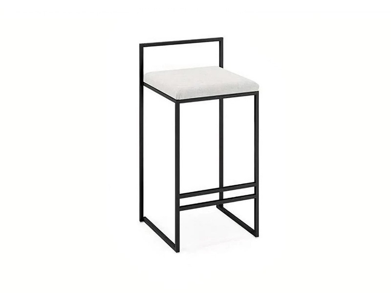 Ghế quầy bar chân sắt sơn tĩnh điện có nệm giá rẻ | Hùng GO